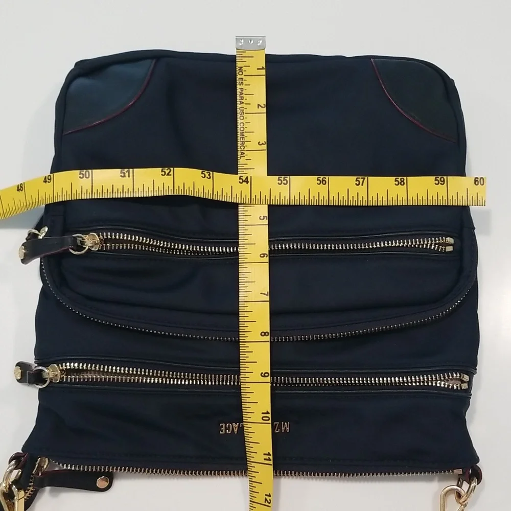 MZ Wallace Dawn Blue / Gold Hardware Downtown Crosby Hobo/Cross…